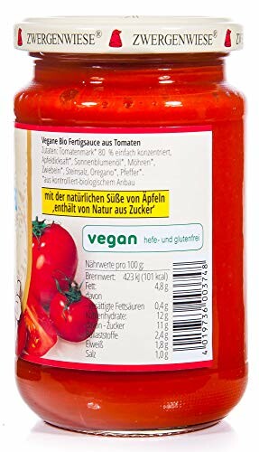 Zwergenwiese Biologische Tomatensaus